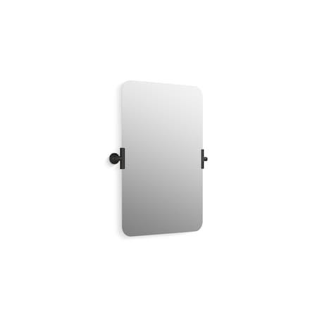 Kohler 20 in. X 30 in. Rectangular Mirror in Matte Black 34969-BL